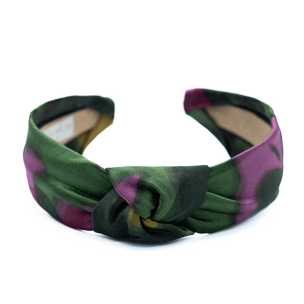 Liberty Betsy Shadow 100% Silk Knot Headband