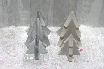 Handmade Concrete Christmas Trees- Set Of 2