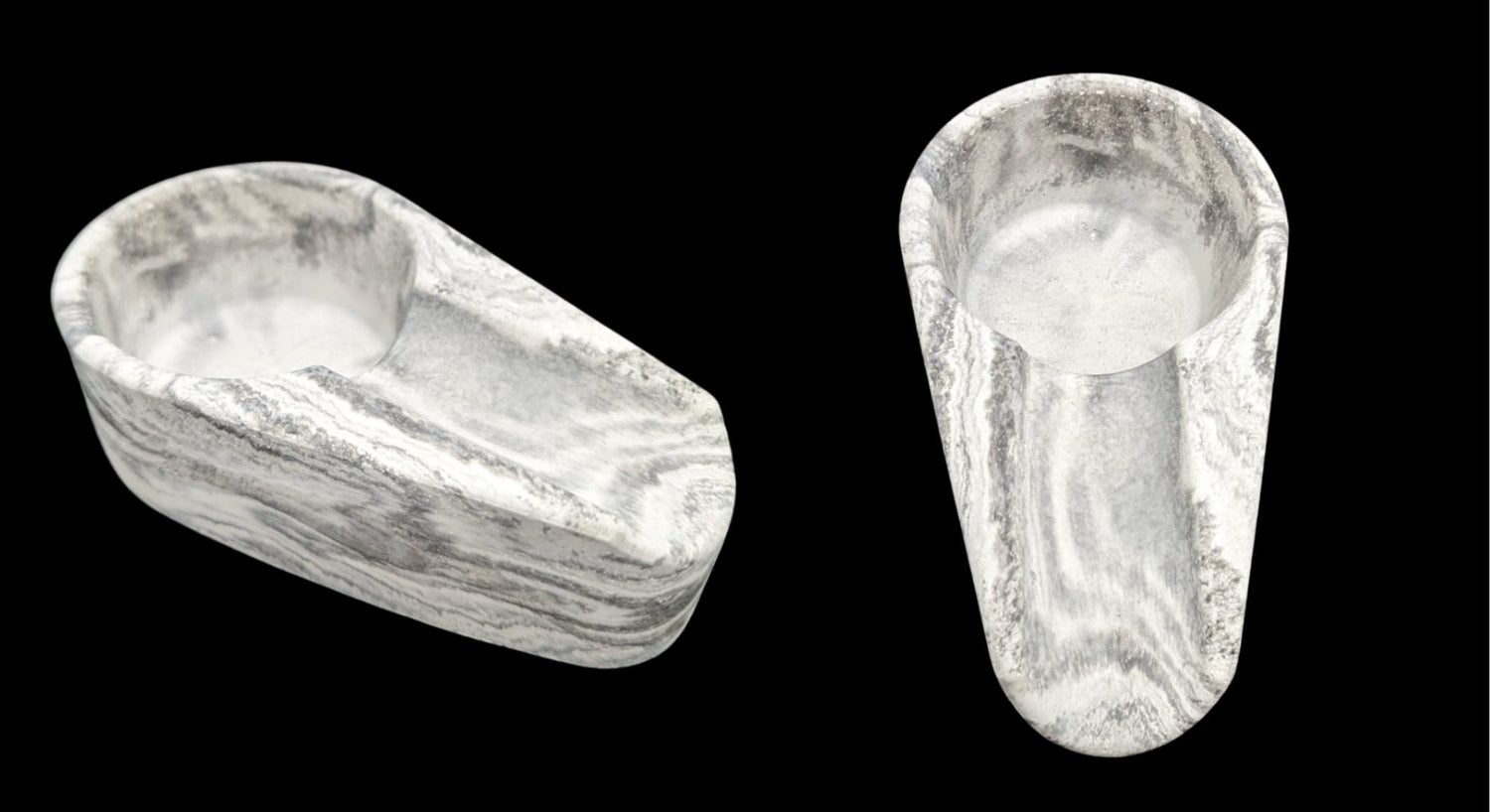 Sleek Minimalist Concrete Cigar Ashtray