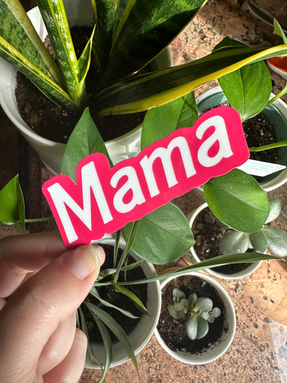 Mama sticker, Mom sticker for water bottle