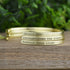 Custom Inspirational Mantra Cuff Bracelet, Personalized Choose Your Quote Cuff Bracelet Word of the Year Encouragement Jewelry