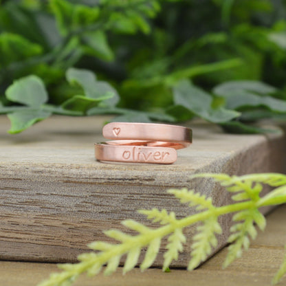 Custom Date Ring, Minimalist Roman Numeral Ring, Personalized Anniversary Ring, Birthday Gift, Mothers Day Gift, Gold or Rose Gold Ring