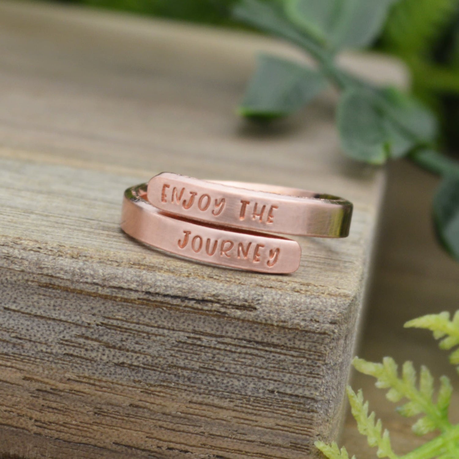 Personalized Inspirational Ring, Minimalist Custom Ring, Custom Statement Ring, Sterling Silver, Gold or Rose Gold Ring