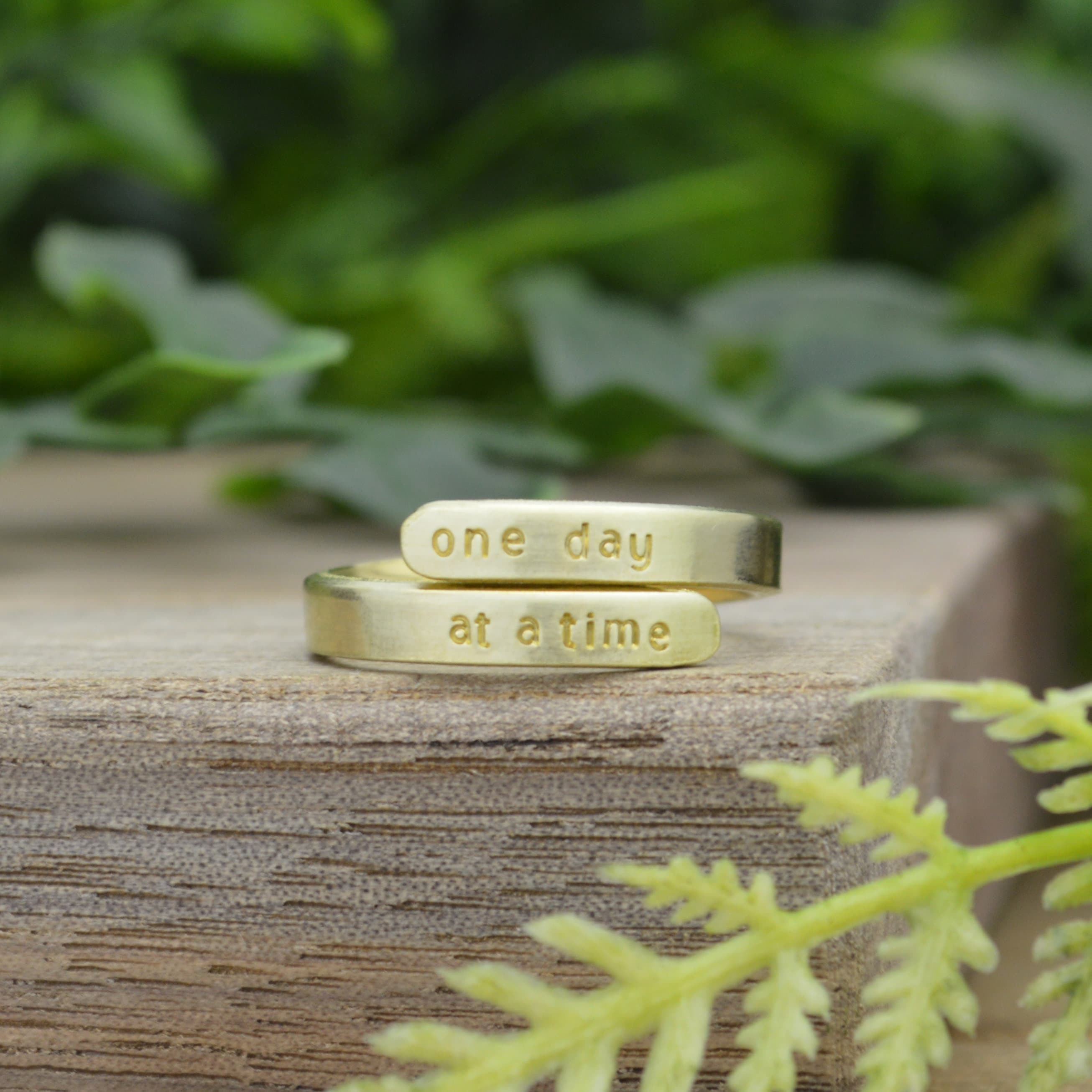 Personalized Inspirational Ring, Minimalist Custom Ring, Custom Statement Ring, Sterling Silver, Gold or Rose Gold Ring