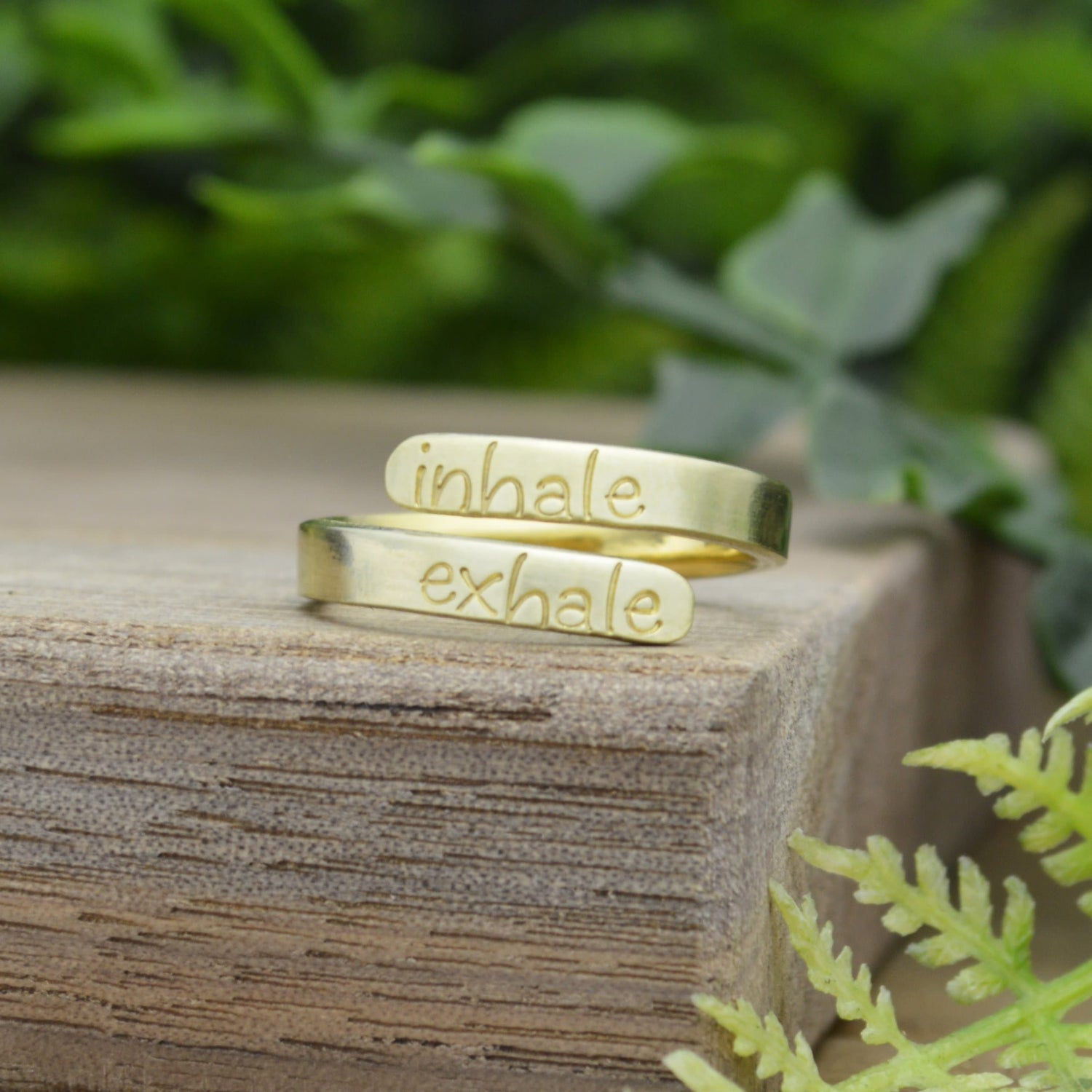 Personalized Inspirational Ring, Minimalist Custom Ring, Custom Statement Ring, Sterling Silver, Gold or Rose Gold Ring