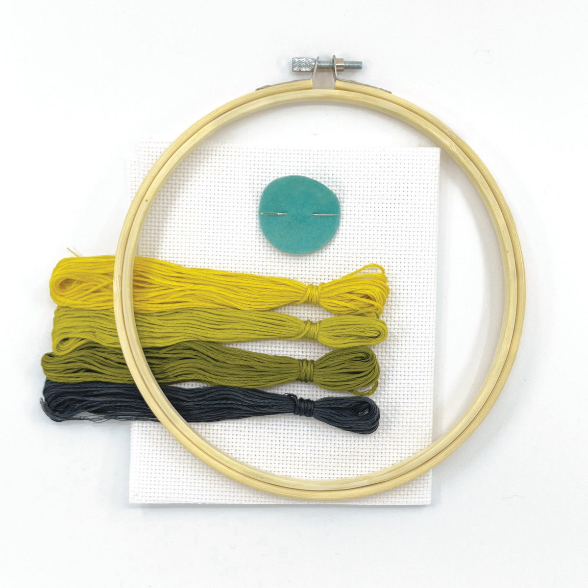 SUNNY BLOSSOM + Twin Blooms learn counted cross stitch kit