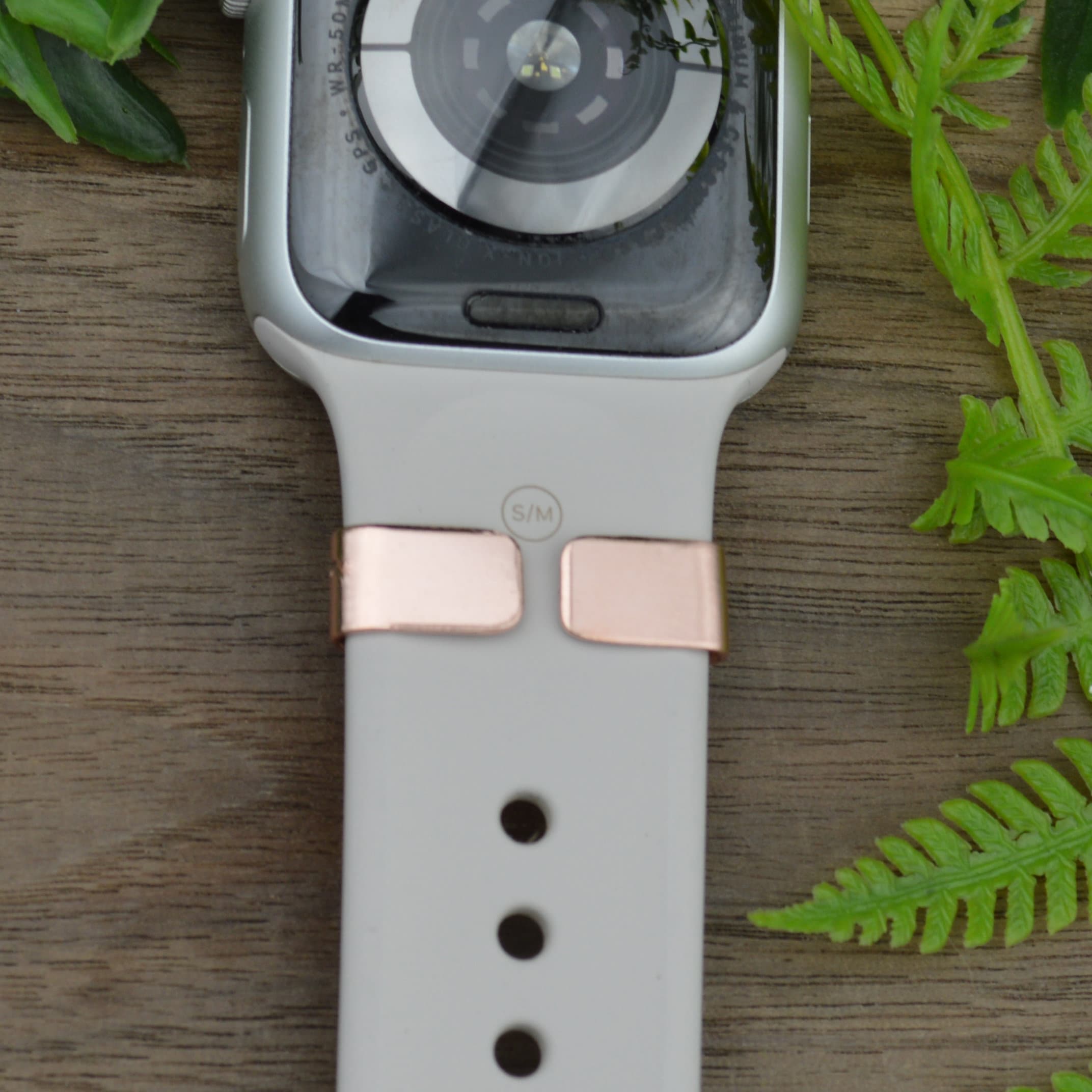 Custom Smart Watch Charm, Personalized Watch Band Charm, Hiking Travel Hand Stamped Smart Watch Band Charm or Tag, Anniversary Gift for Her