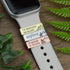 Custom Smart Watch Charm, Personalized Watch Band Charm, Hiking Travel Hand Stamped Smart Watch Band Charm or Tag, Anniversary Gift for Her