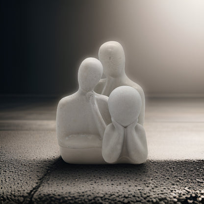 Decorative Concrete Family Figurines