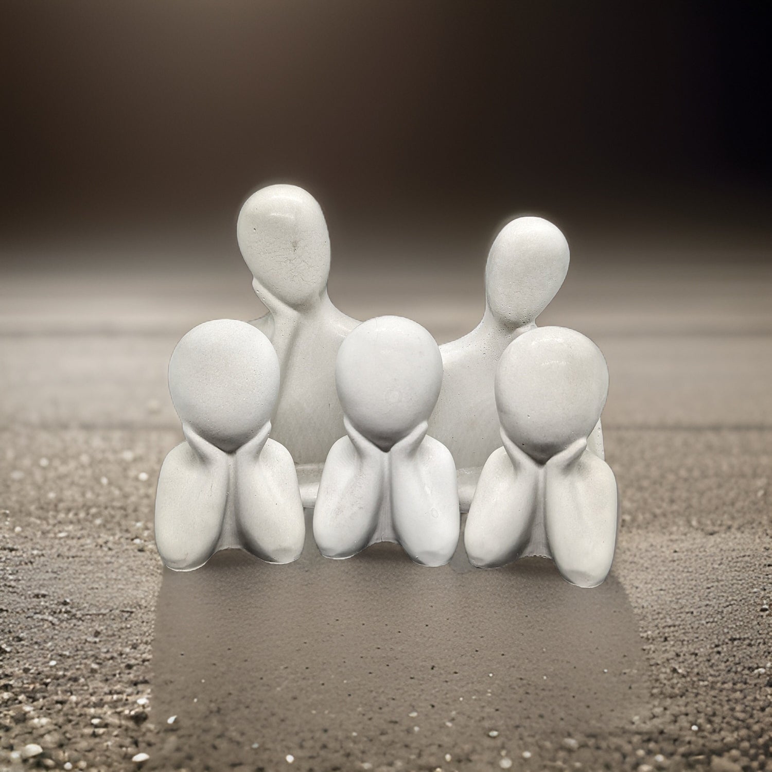Decorative Concrete Family Figurines