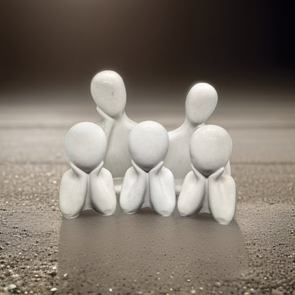 Decorative Concrete Family Figurines