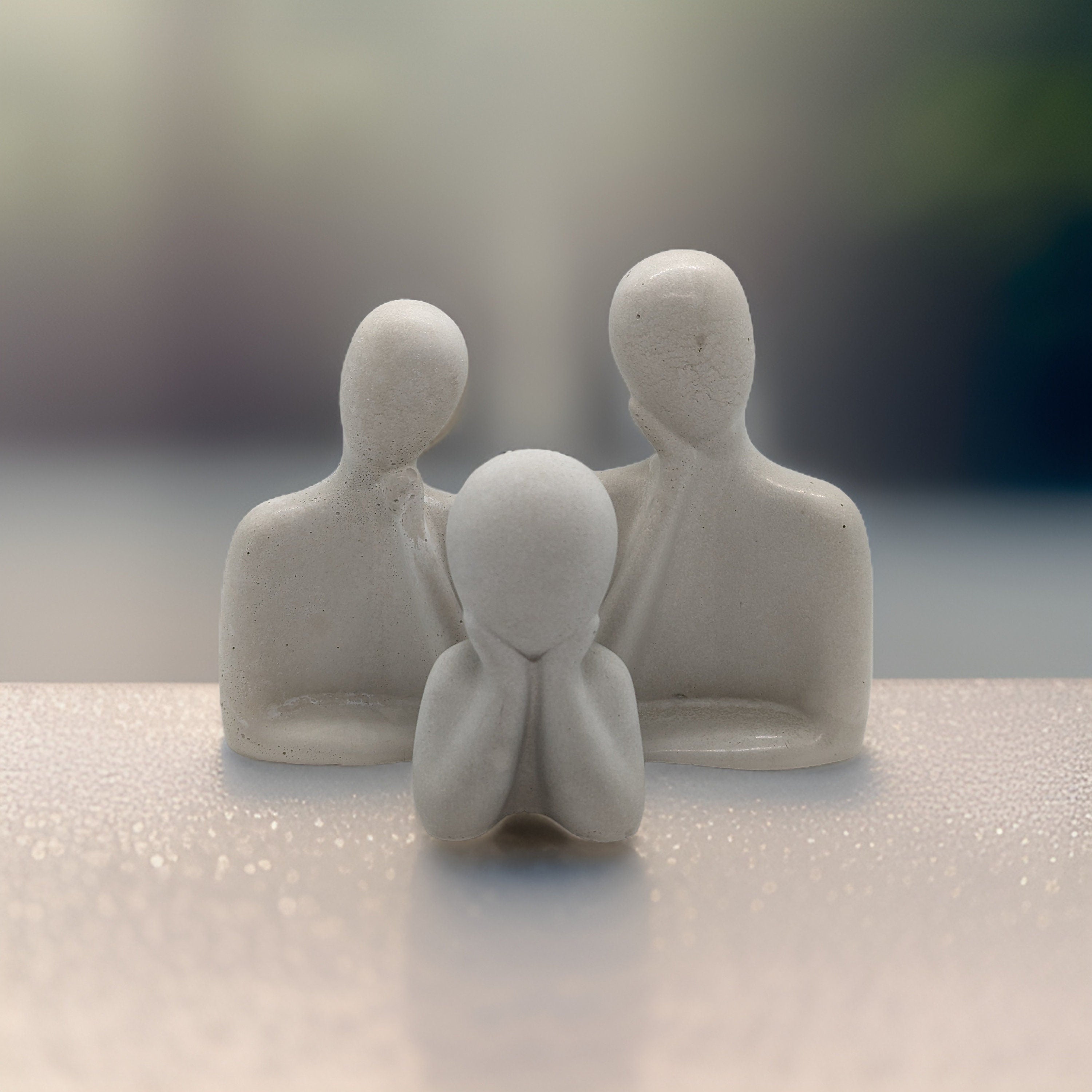 Decorative Concrete Family Figurines