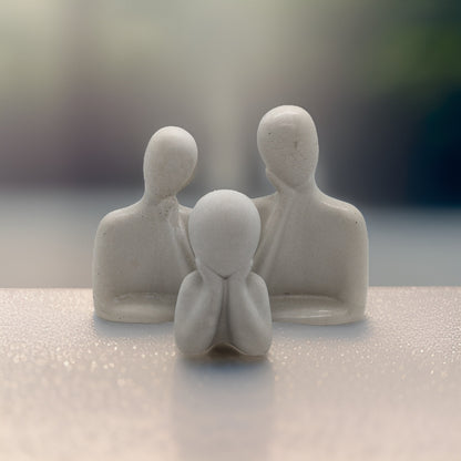 Decorative Concrete Family Figurines