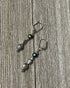 Color Changing Fish Dangle Earrings featuring vibrant fish designs under a mood bead, perfect ocean lover gift by Gwynstone Handmade.