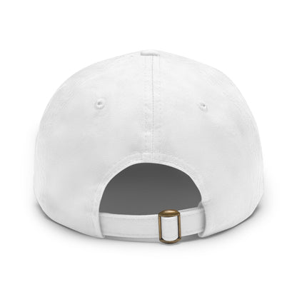 Be a Good Human Baseball Cap with Leather Patch (Round)
