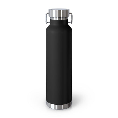 Moon Phase Snowy Owl Copper Vacuum Insulated Bottle, 22oz