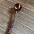 Beaded Coffee Scoop featuring color-changing mood beads, ideal for measuring herbs, bath salts, coffee, and loose tea with a deep bowl design.