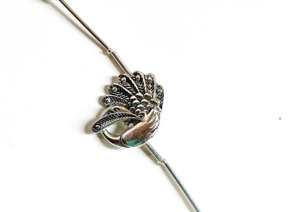 Artisan Designed Earrings of the Fancy Peacock Jewelry Set made with Fancy Jasper and Sterling Silver, perfect Zen aesthetic gift for her.