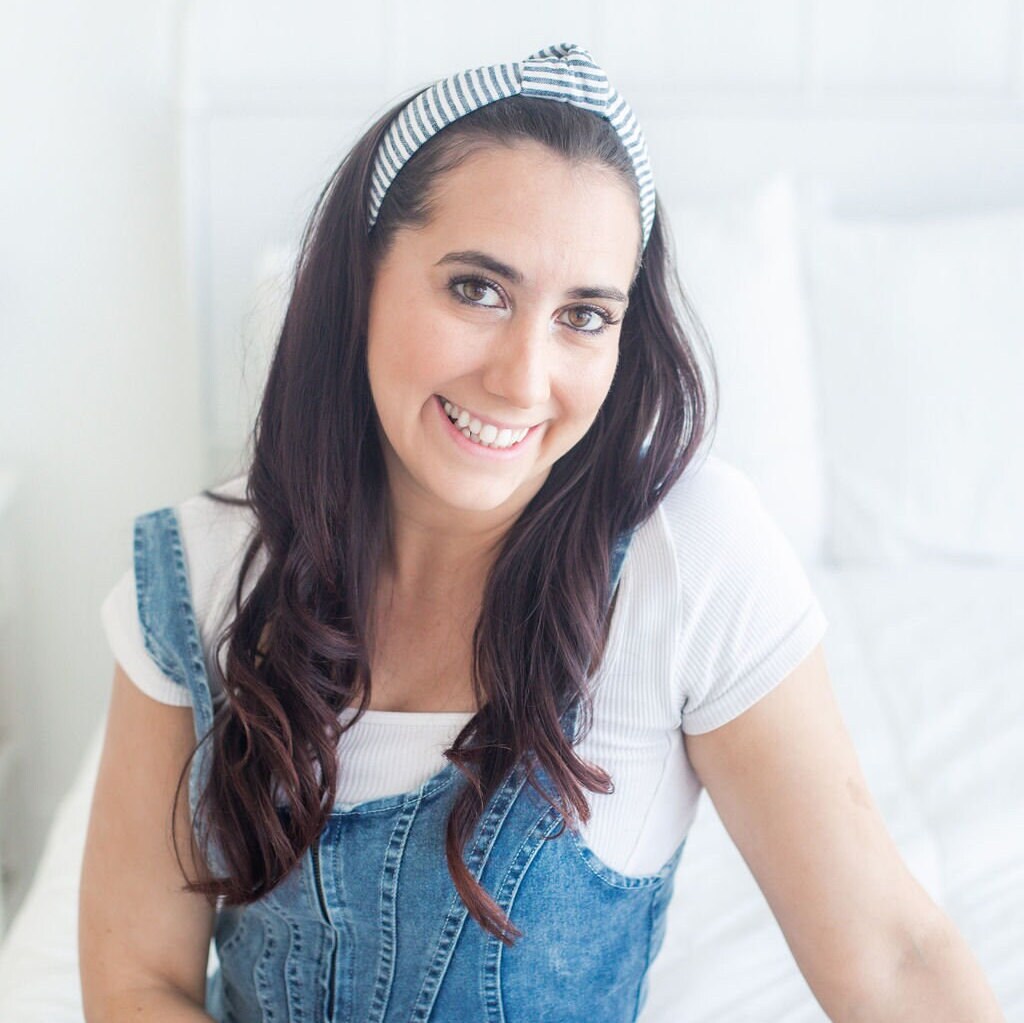 Striped Knot Headband, Linen Cotton Blend, Comfortable Alice Band