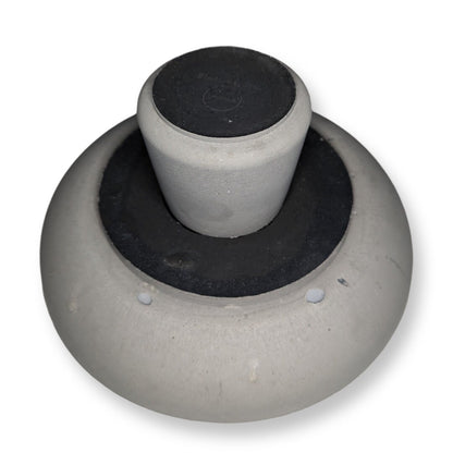 Gray Concrete Large Pedestal Bowl