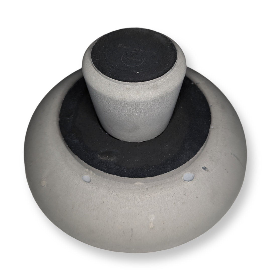 Gray Concrete Large Pedestal Bowl