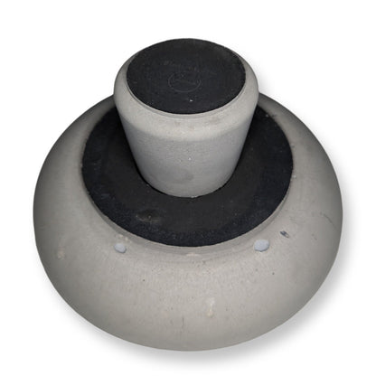 Gray Concrete Large Pedestal Bowl