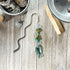 Metal Bookmark Gift - Fish Stringer Dangle, an elegant and functional accessory for book lovers, ideal for marking pages while celebrating fishing themes.
