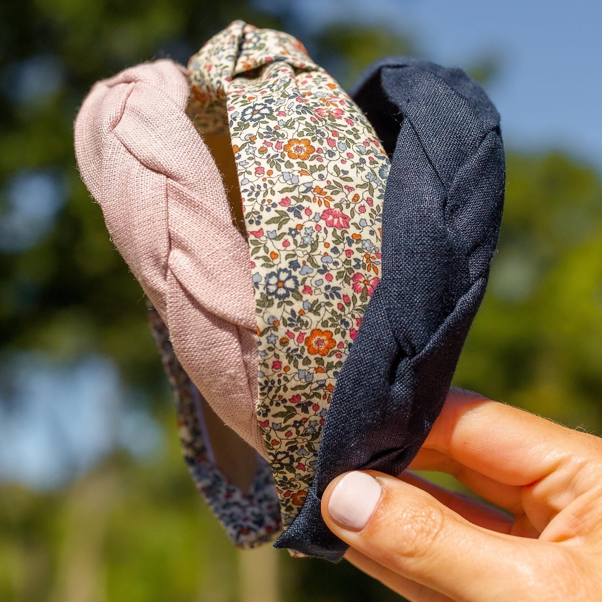 Liberty of London Floral Knot Headband | Katie and Millie Fabric