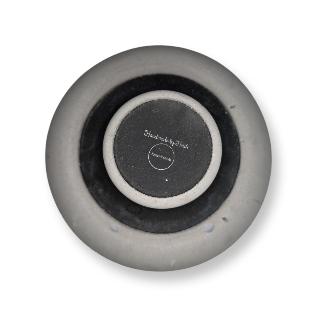 Gray Concrete Large Pedestal Bowl
