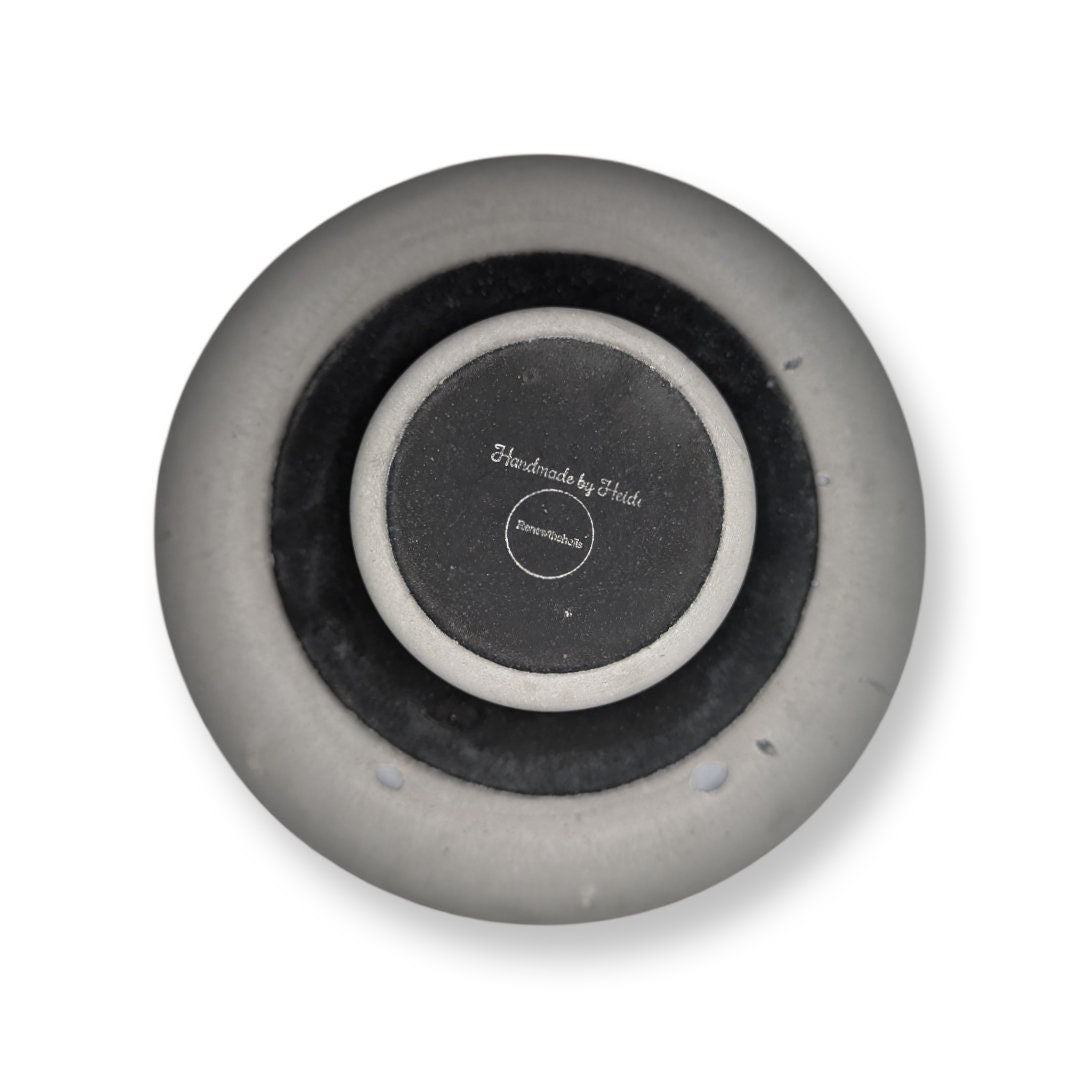 Gray Concrete Large Pedestal Bowl