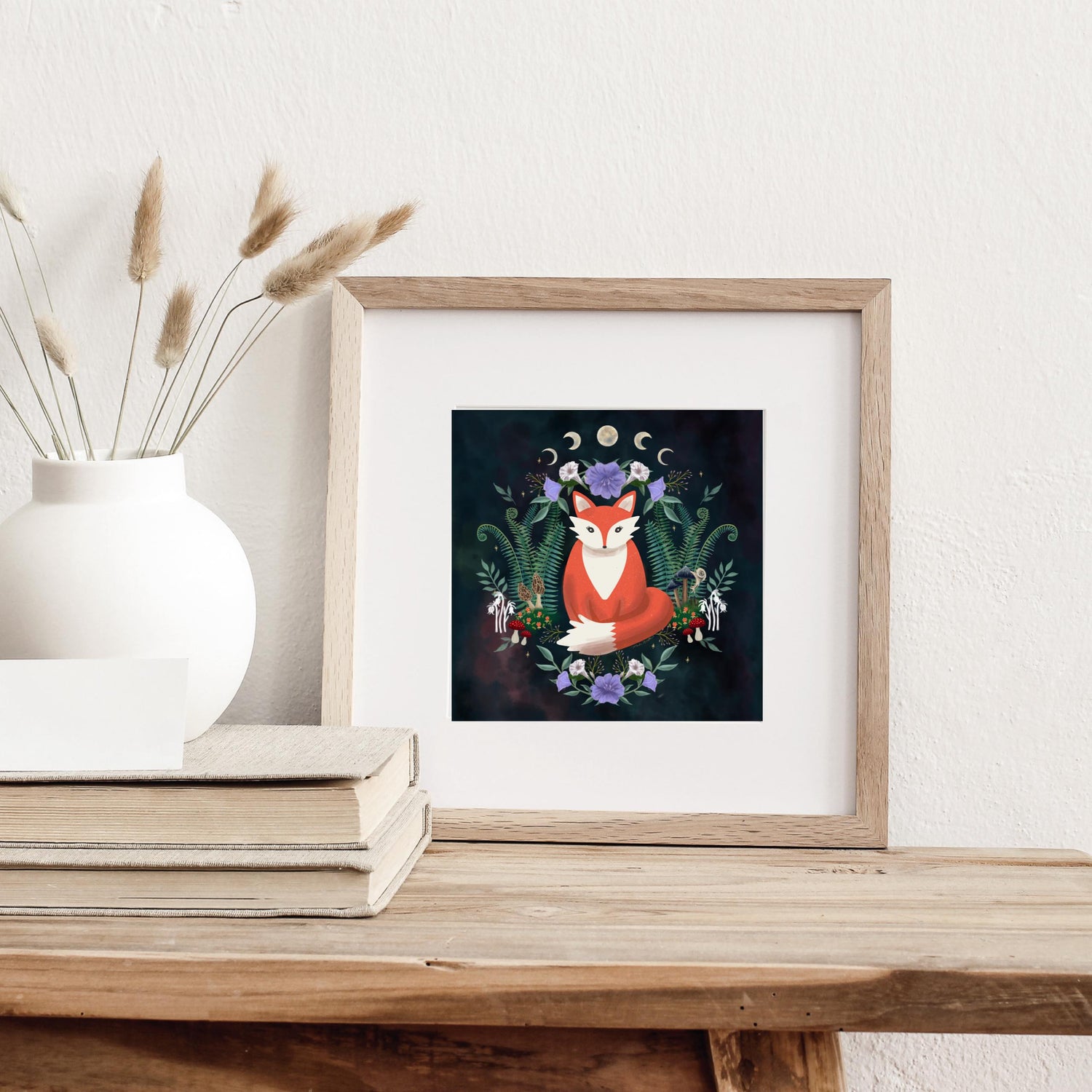 Moon Phase Seasons Art Print (unframed)