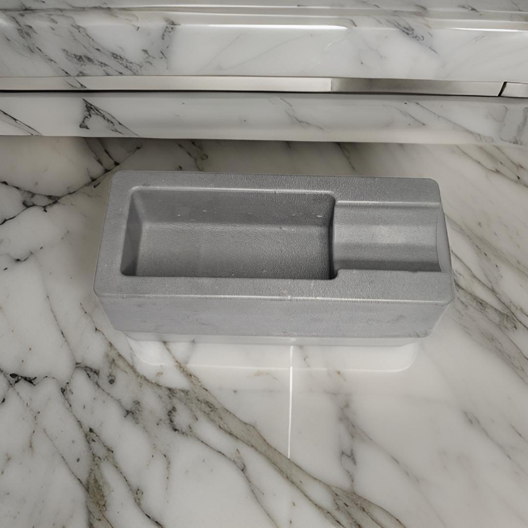 Rectangular Concrete Cigar Ashtray | Grey Cement Cigar Rest | Modern Industrial Outdoor Ashtray | Heavy Duty Smoking Gift | Patio Decor