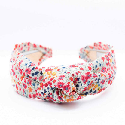 Liberty London Floral Knot Headband: Comfortable Alice Band, Fits Ages 4+