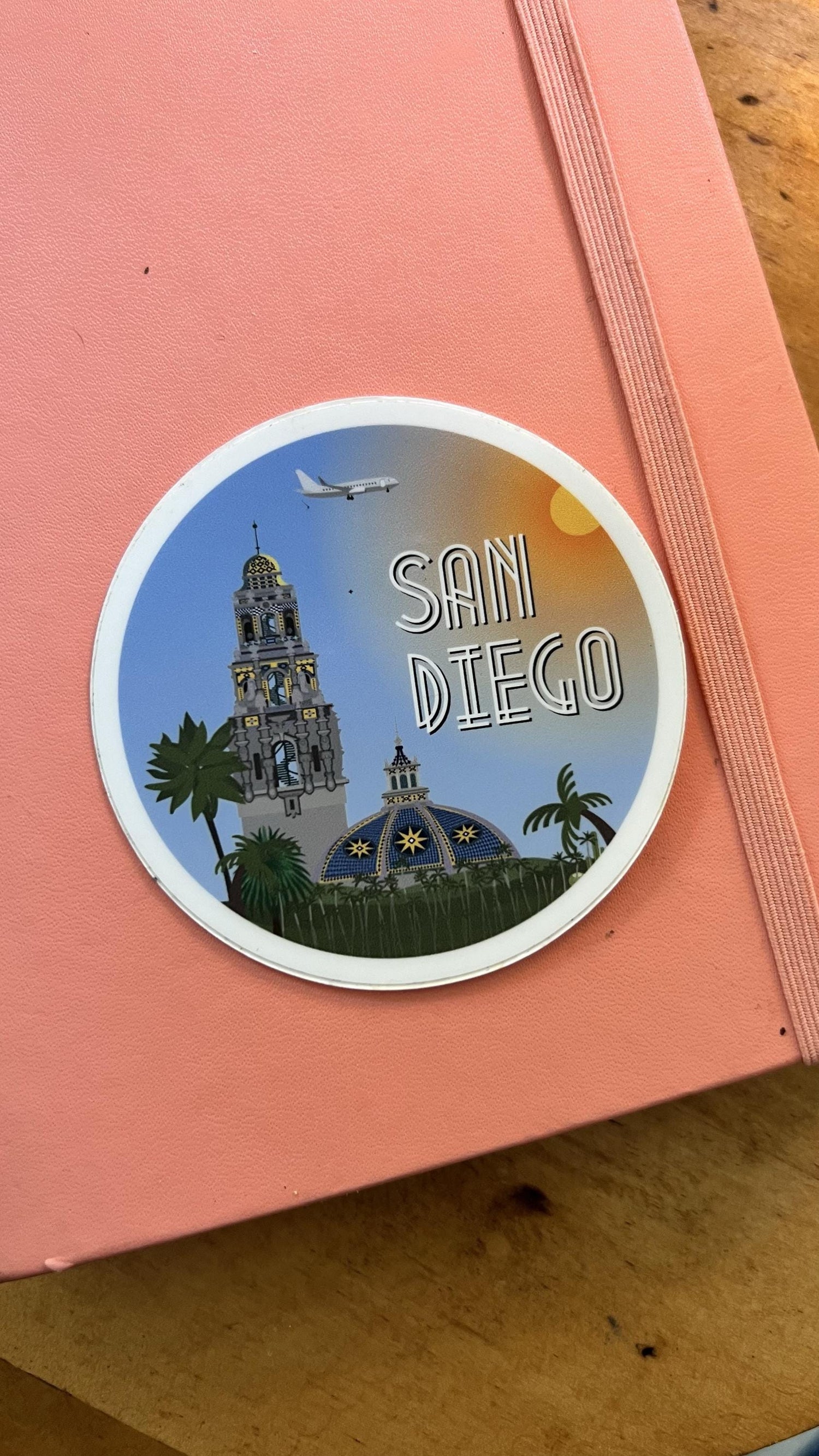 San Diego Balboa Park Dome Sticker | Vintage California Travel Decal (3&amp;quot; Vinyl)