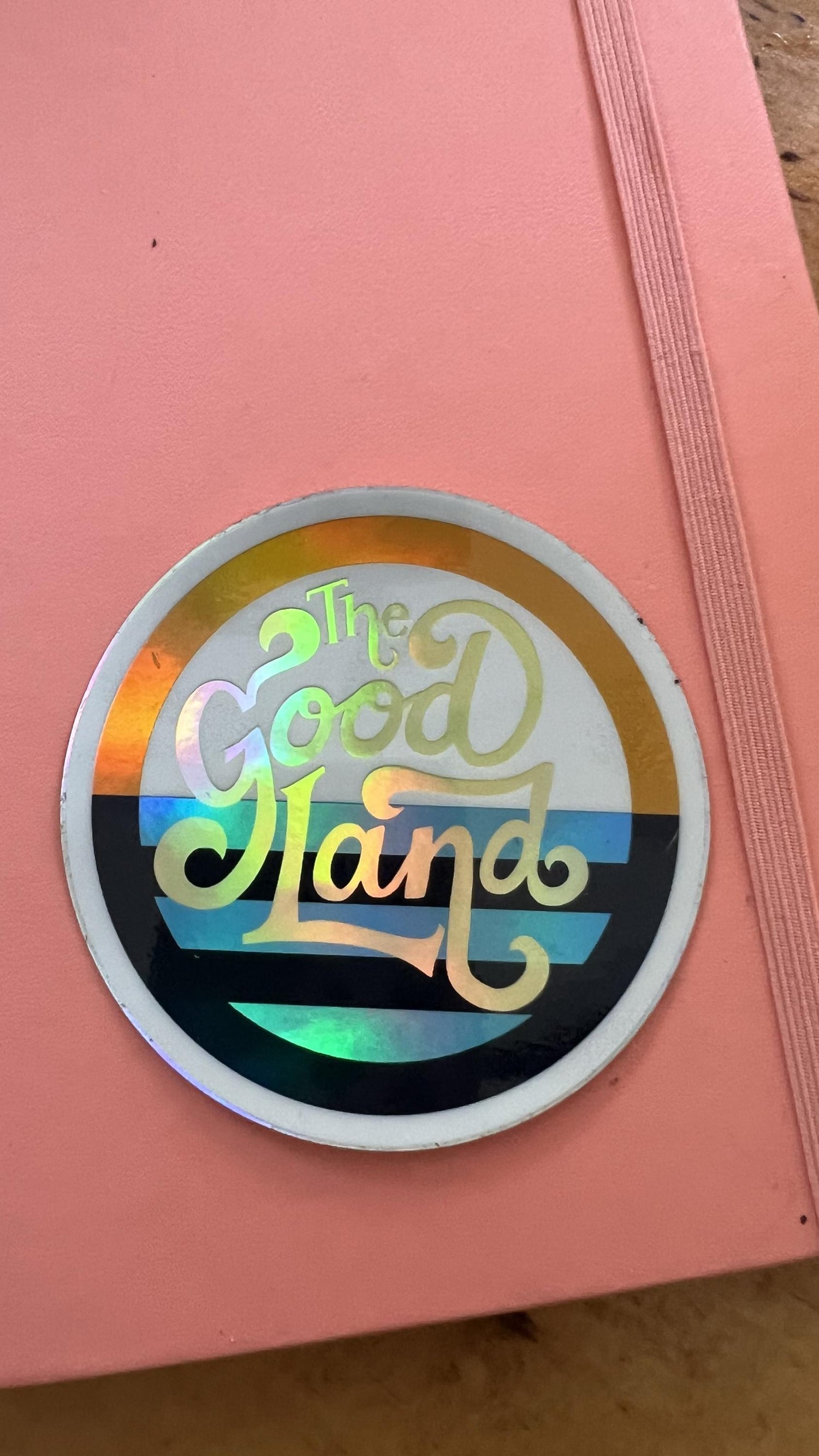 Milwaukee Good Land Holographic Sticker | Wisconsin Pride | Rainbow Iridescent Vinyl Decal | Original MKE Art