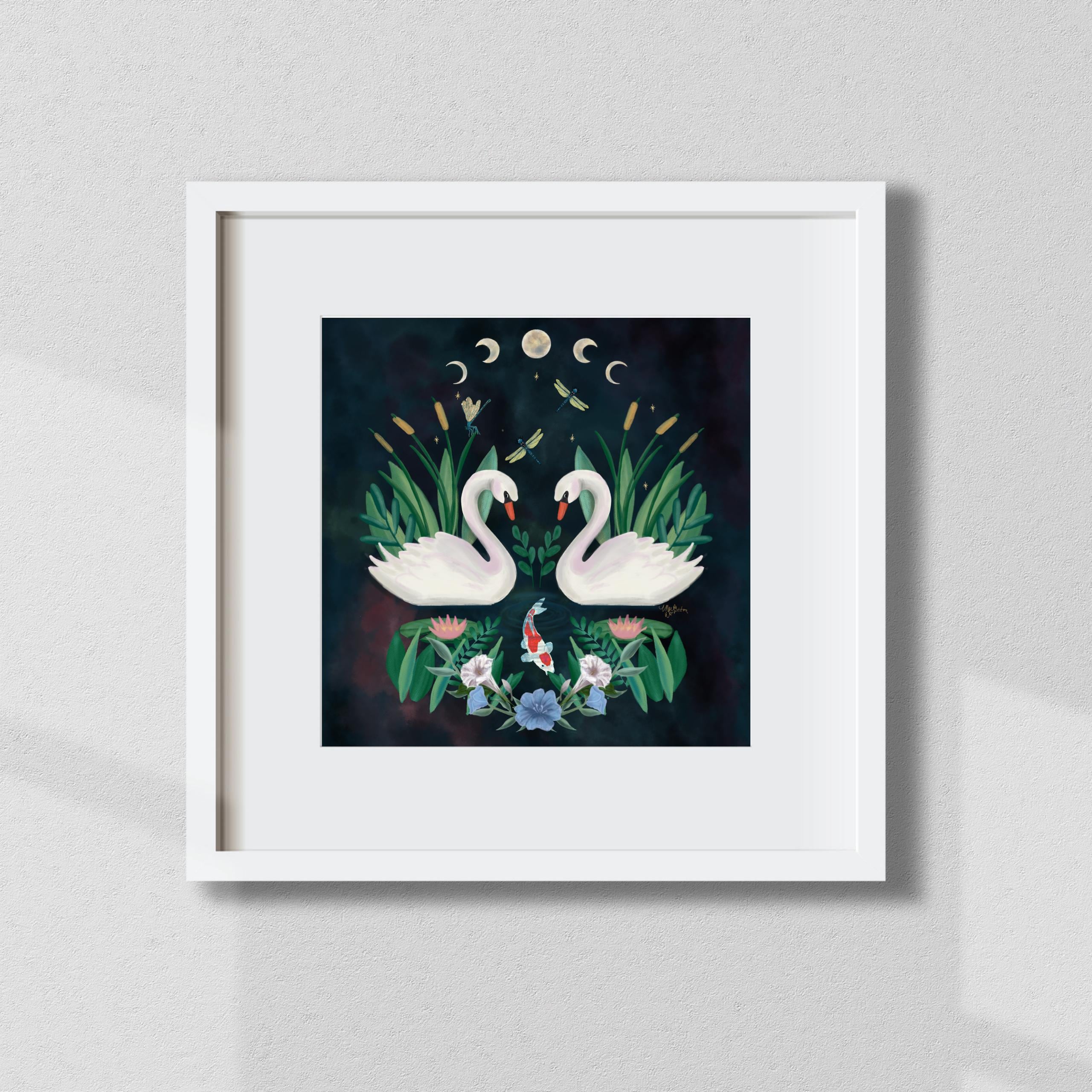 Moon Phase Seasons Art Print (unframed)