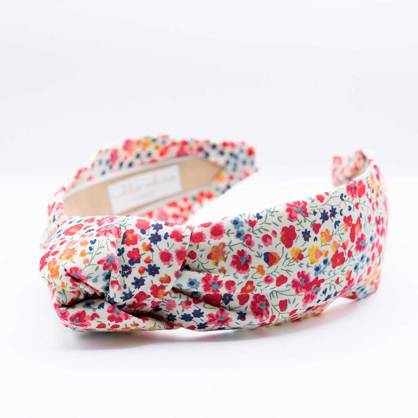Liberty London Floral Knot Headband: Comfortable Alice Band, Fits Ages 4+