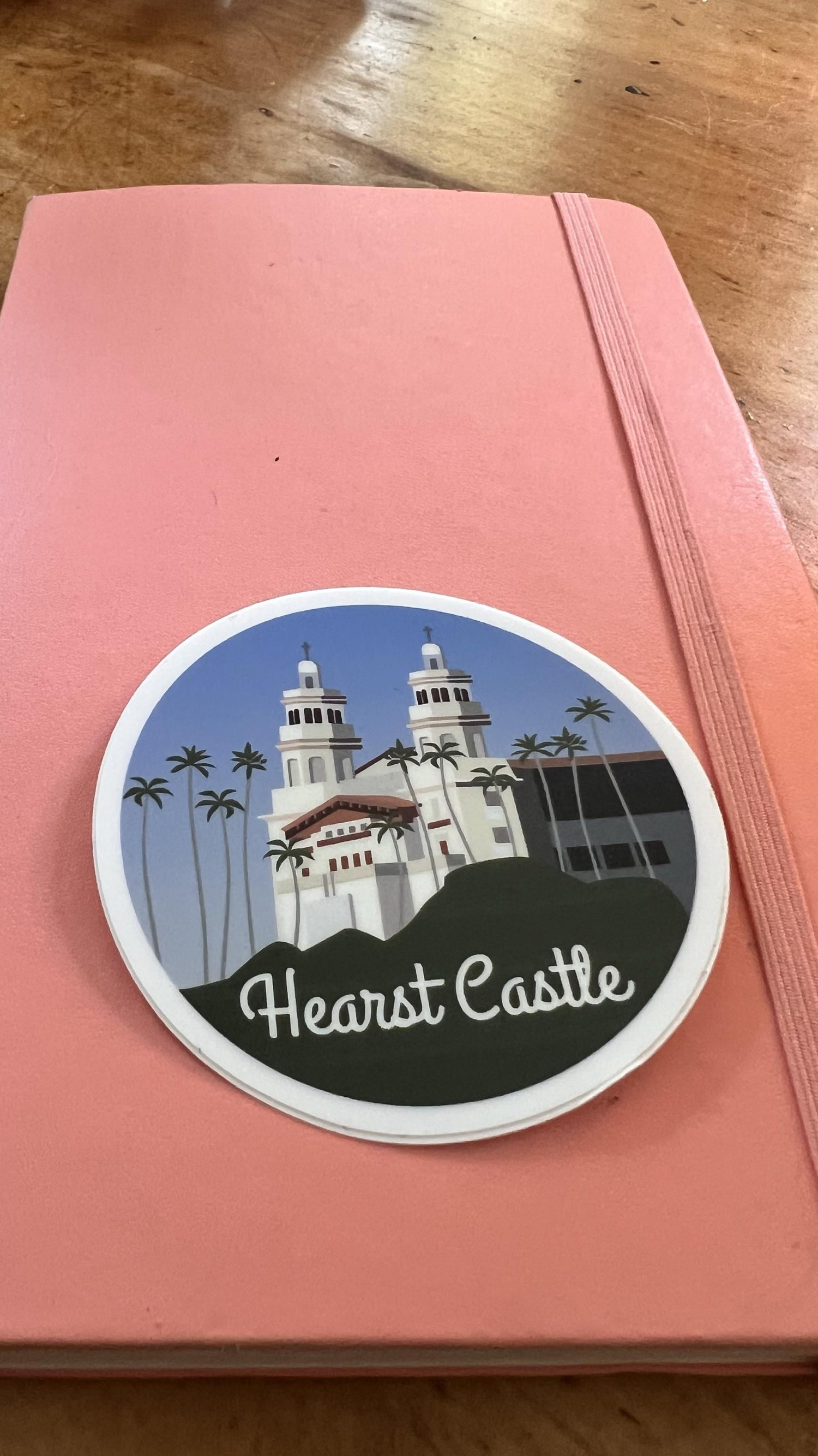 Hearst Castle Sticker | Vintage California Travel Decal (Waterproof)