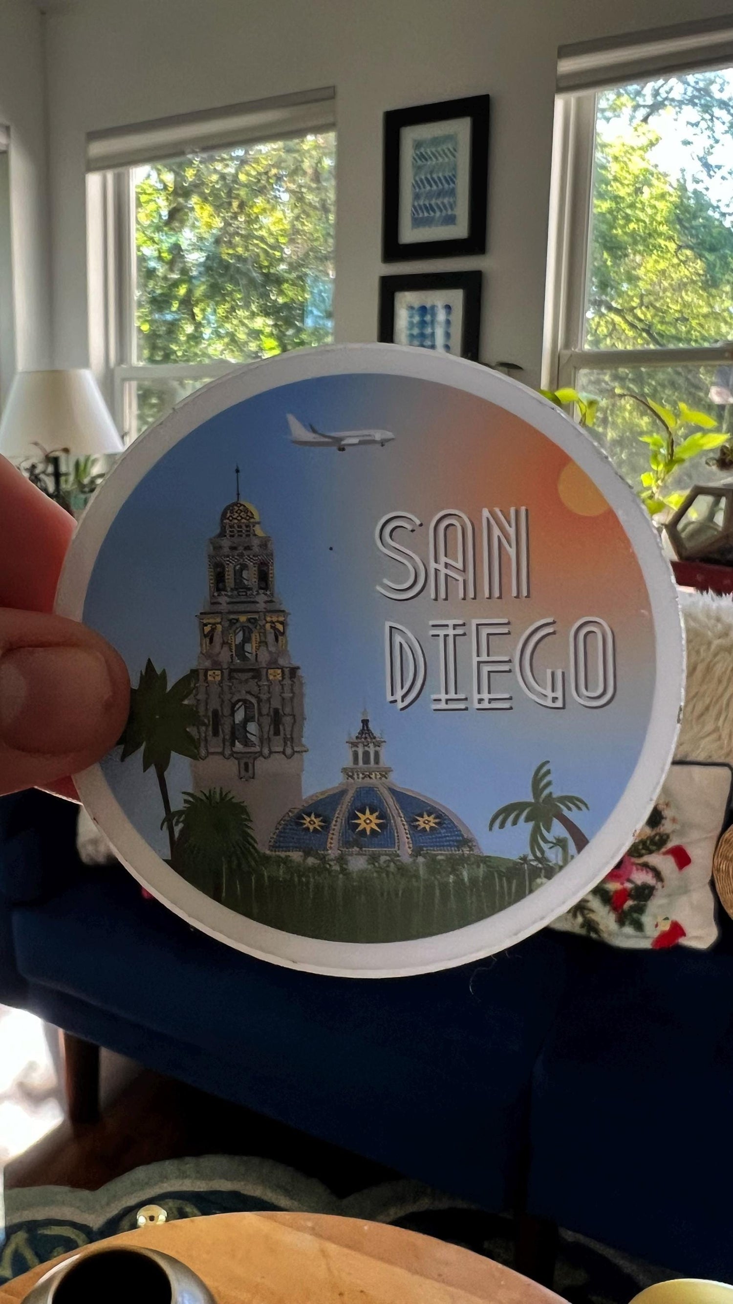 San Diego Balboa Park Dome Sticker | Vintage California Travel Decal (3&amp;quot; Vinyl)