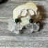 Dragon Earrings - Carved Clear Quartz Stone Earrings with Magic Color Changing Design, perfect fantasy gift for gamers and zen aesthetic lovers.