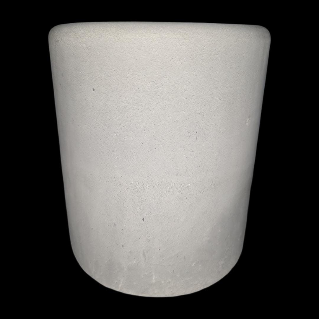 Gray Concrete Utensil Holder – Modern, Minimalist Kitchen Organization. Indoor/Outdoor Planter With Drain Hole