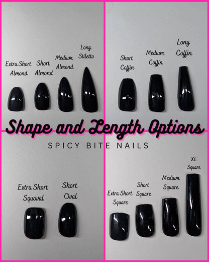 Prism - Dark Rainbow Aura Press-On Nail Extensions 10pcs