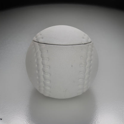 Concrete Baseball Jar – Unique Sports-Themed Storage Container – Handmade Decor