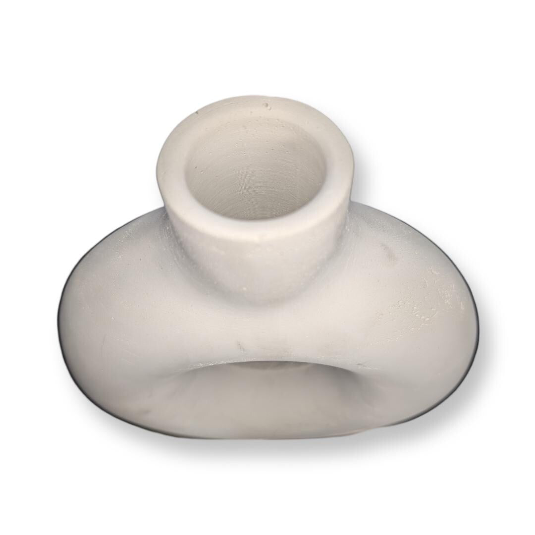 Large Round Concrete Minimalist Vase
