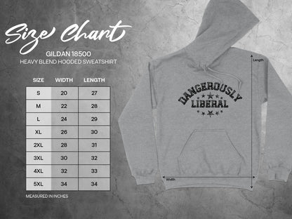 Dangerously Liberal Graphic Sweatshirt, Resistance T-Shirt, Political Statement Shirt, Anti Trump Unisex Tee, Gift for Liberals