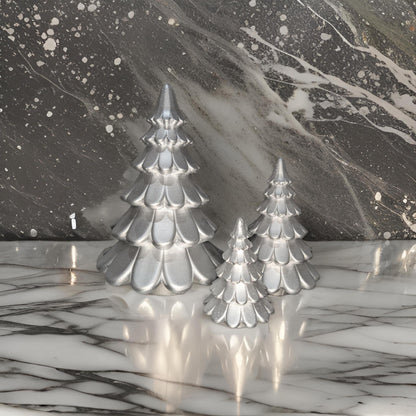 Concrete Christmas Trees, Modern Holiday Decor, Minimalist Christmas Decorations, Cement Tree Set, Gold Silver Natural Concrete, 4&amp;quot; 6&amp;quot; 8&amp;quot;