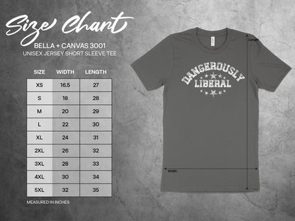 Dangerously Liberal Graphic Sweatshirt, Resistance T-Shirt, Political Statement Shirt, Anti Trump Unisex Tee, Gift for Liberals