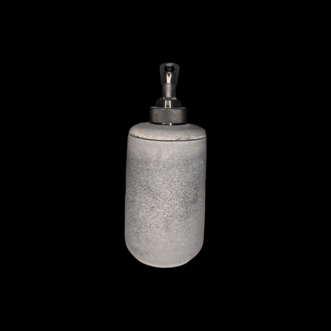 Concrete Soap Dispenser Bottle With Black Pump