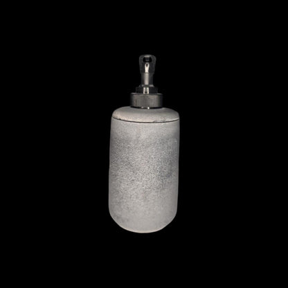 Concrete Soap Dispenser Bottle With Black Pump