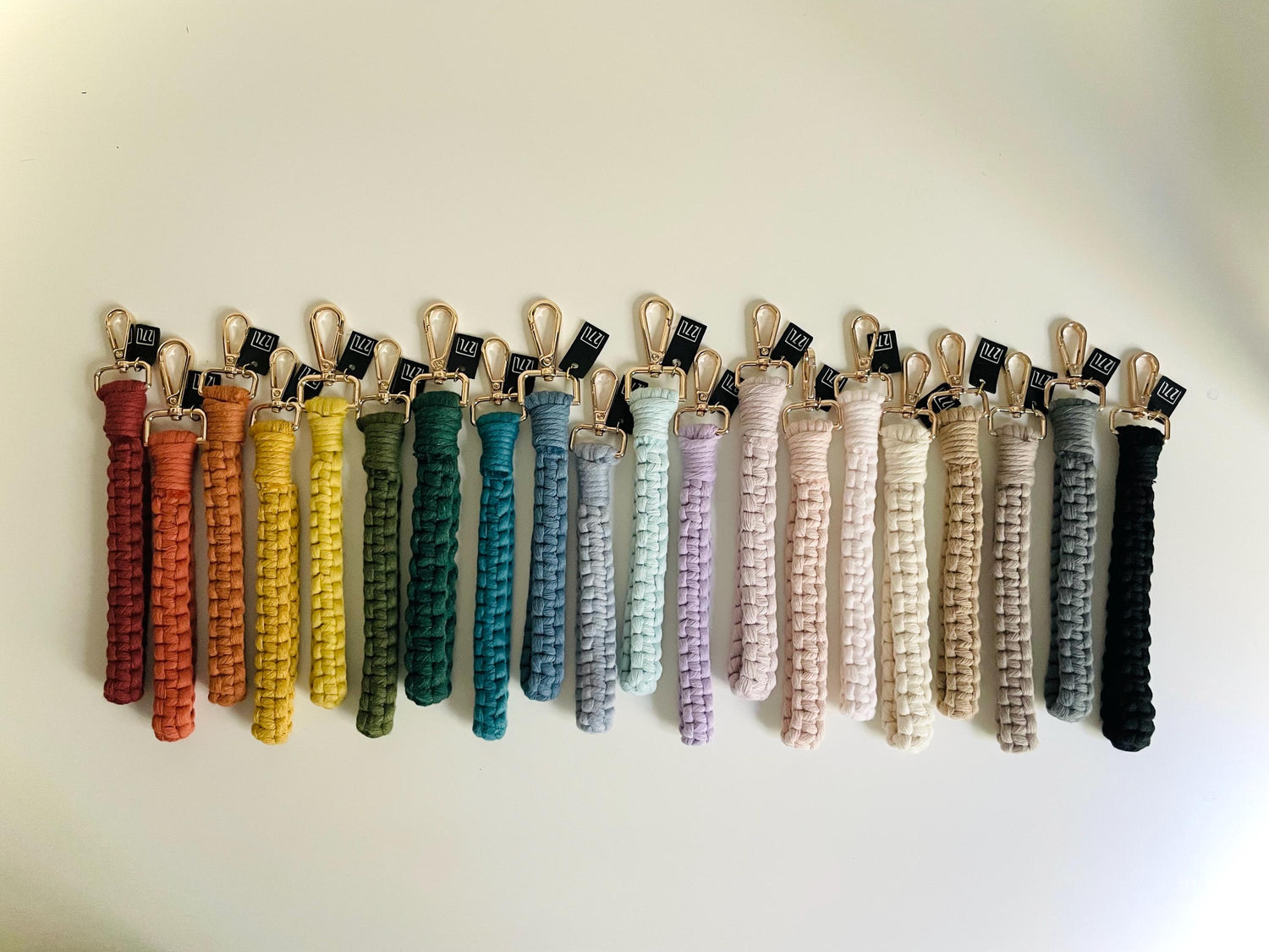 Macrame Wristlet, Handmade Boho Decor, Modern Fiber Art, Unique Gift, Gift For Her, Bridesmaid Gift, Party Favor, Housewarming Gift